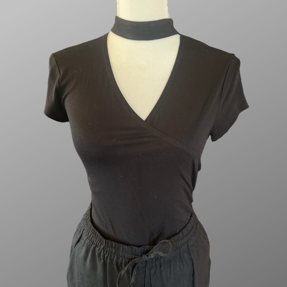 BY & BY Black Knit Top , NEWt